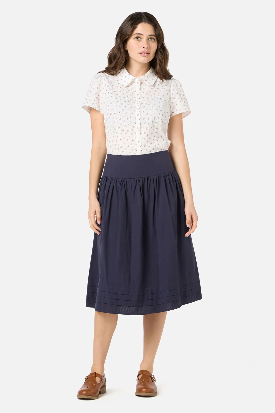 Lexi Gathered Yoke Skirt - Image 2