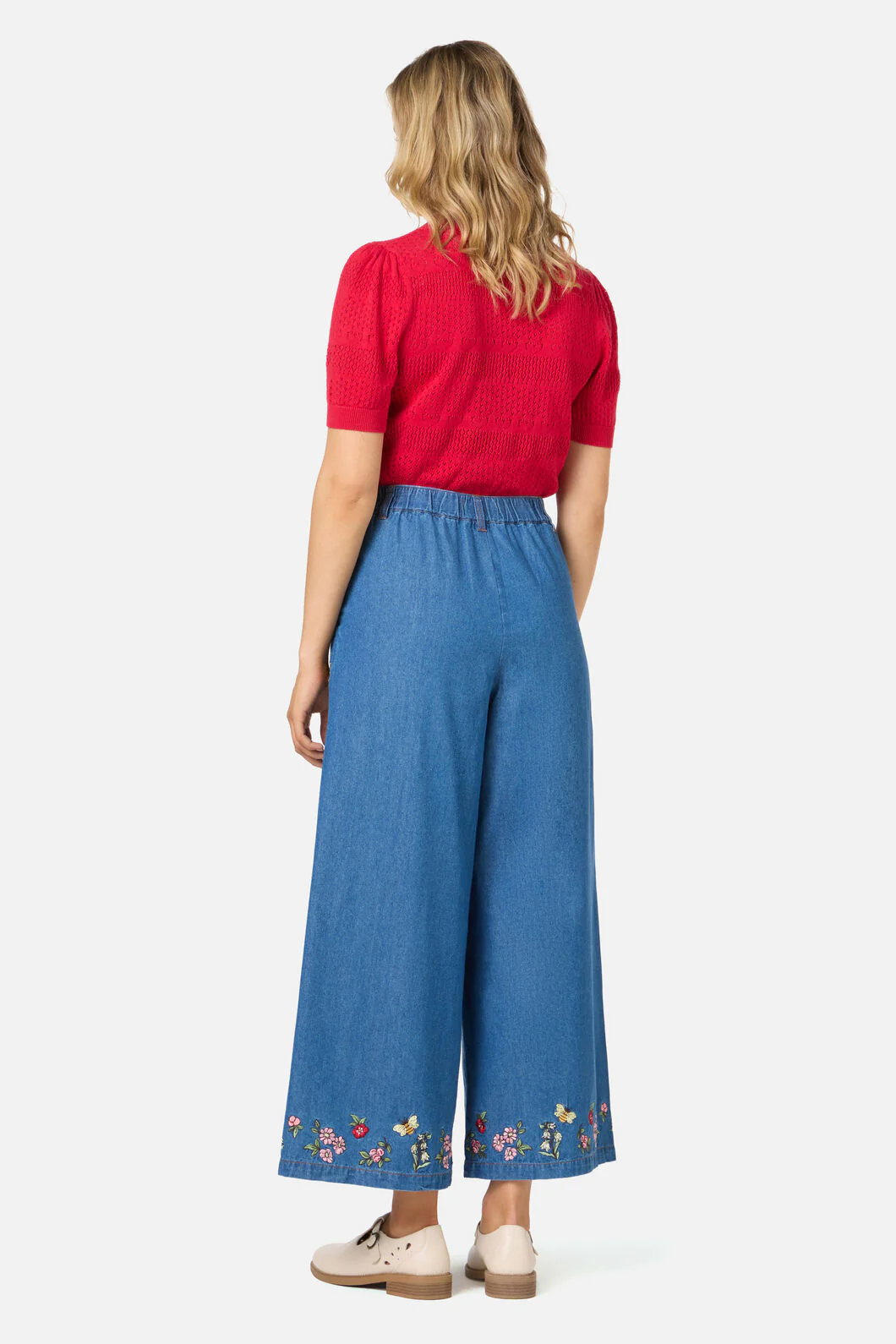 Libby Bee Denim Culotte - Image 5