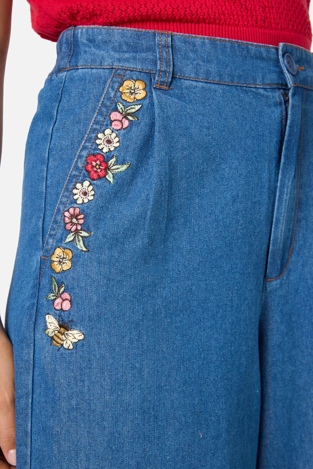 Libby Bee Denim Culotte - Image 6