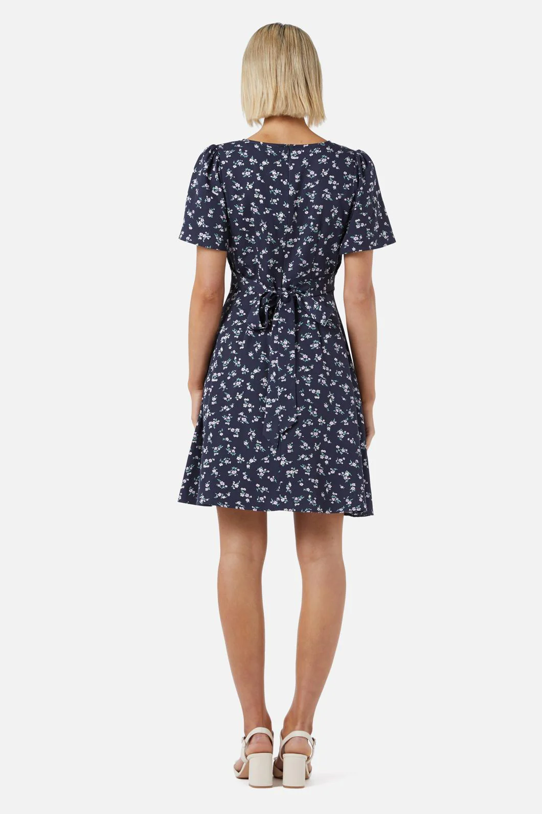 Lila Ditsy Mini Dress - Image 12