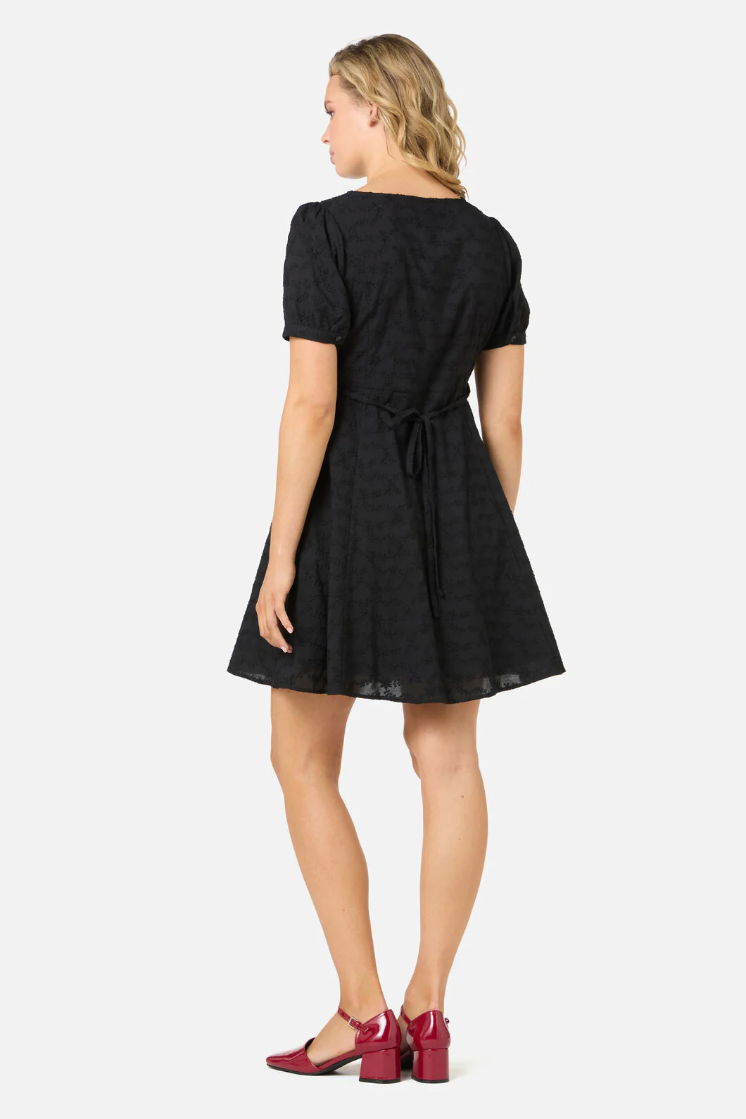 Lily Broidery Mini Dress - Image 4