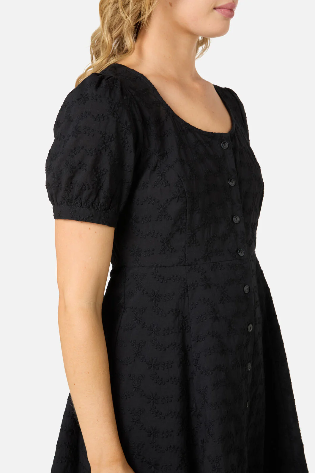 Lily Broidery Mini Dress - Image 5