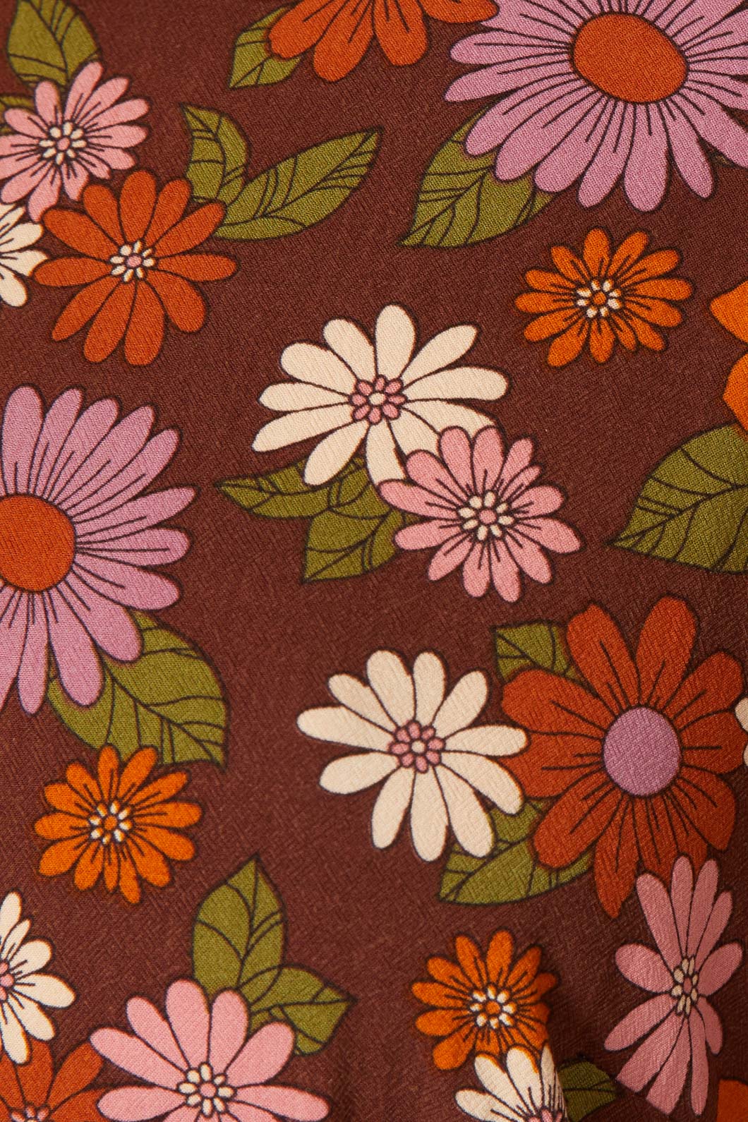 Lindy 70S Floral Midi Dress - Image 5