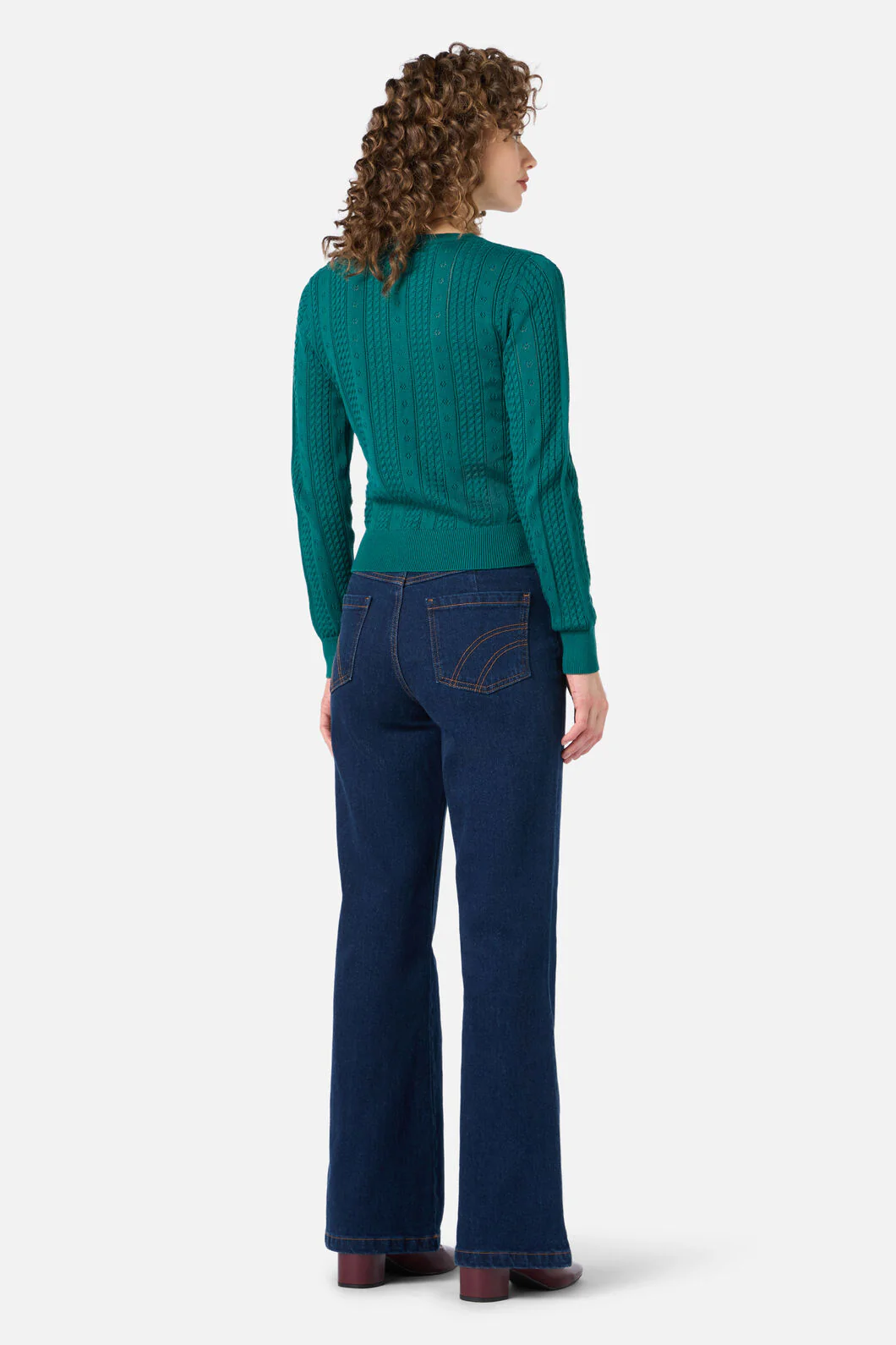 Lisa Pointelle Cardigan - Image 10