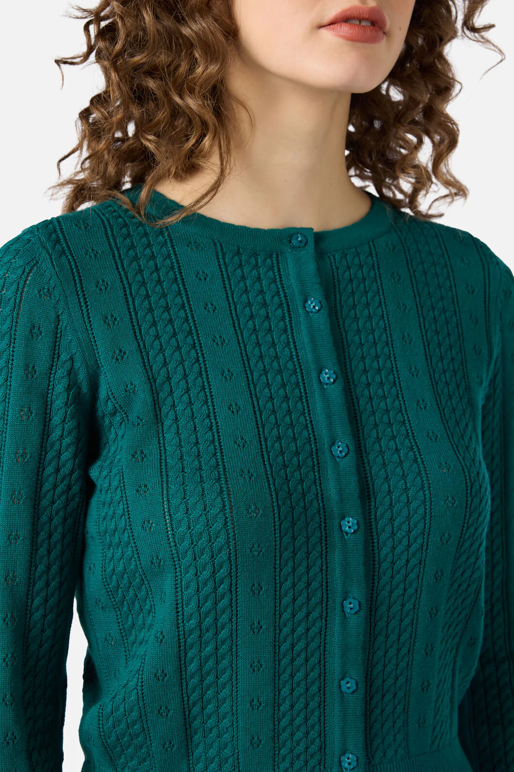 Lisa Pointelle Cardigan - Image 12
