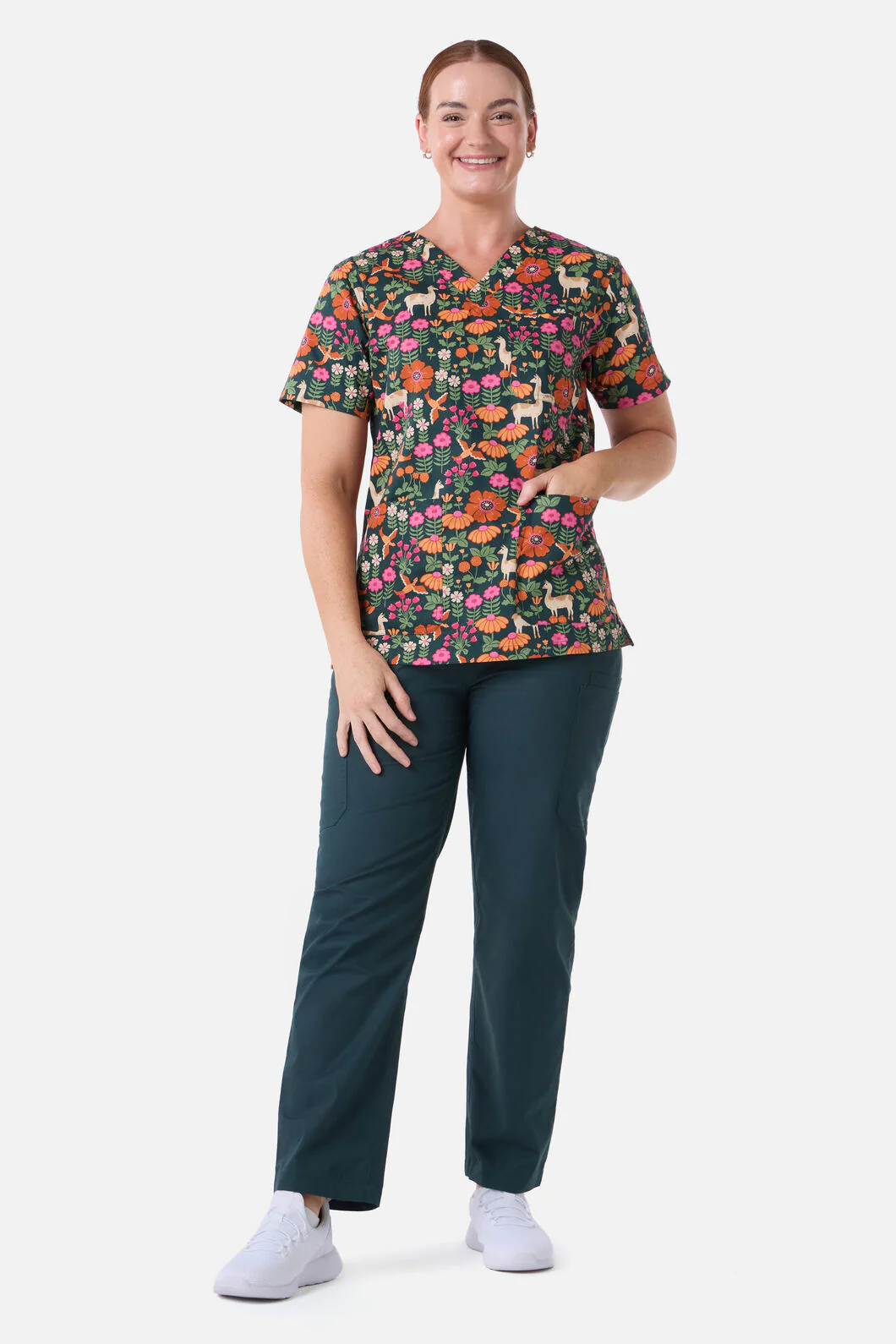 LlamaBird Top & Pant Scrub Set - Image 4