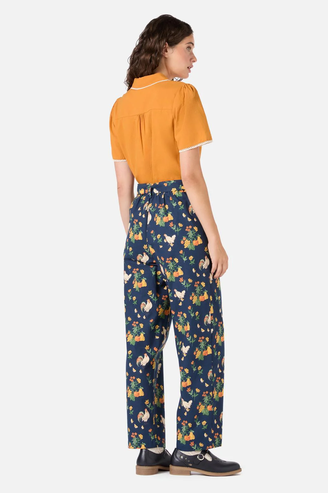 Lou Short Sleeve Retro Blouse - Image 9