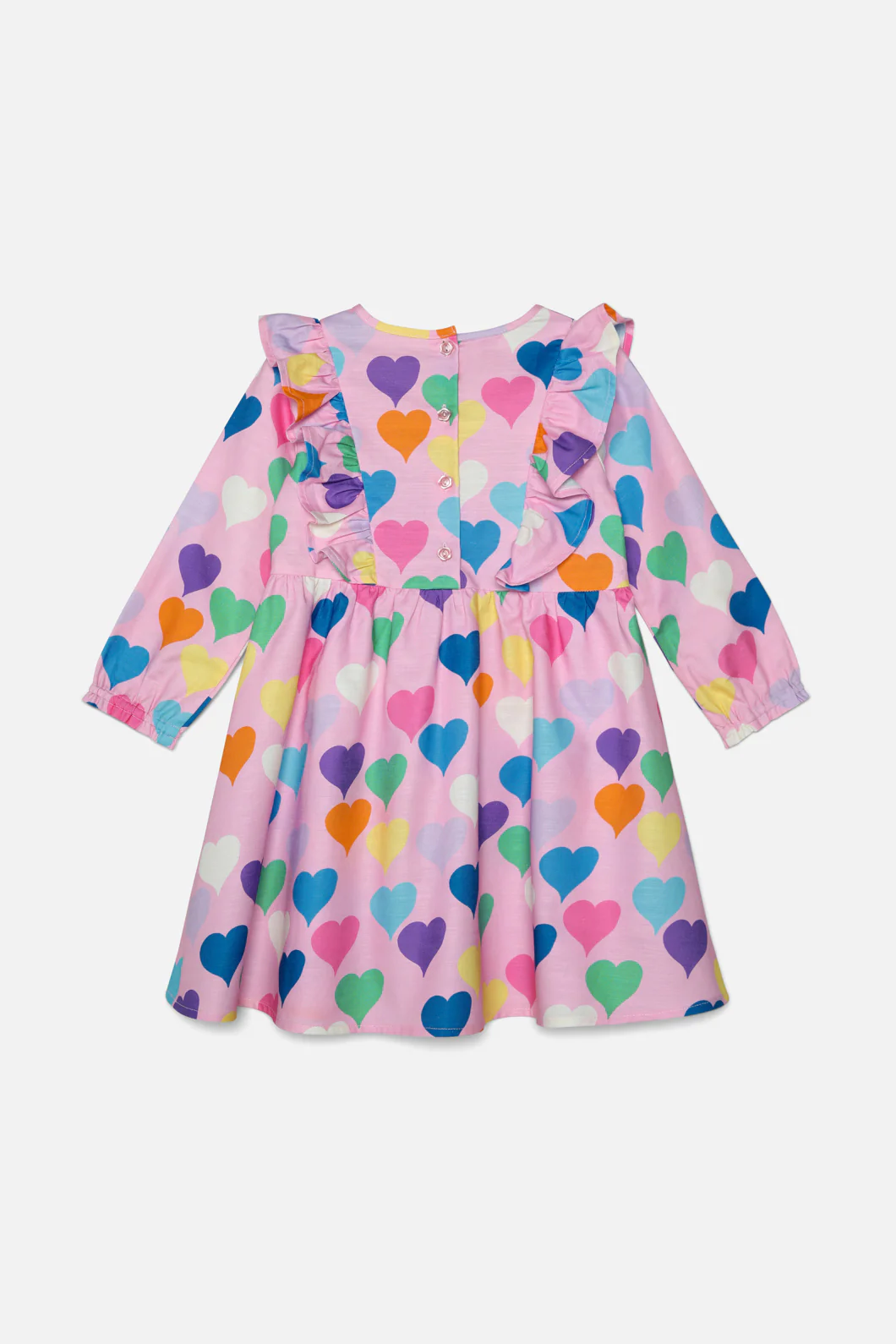 Love Heart Kids Dress - Image 2