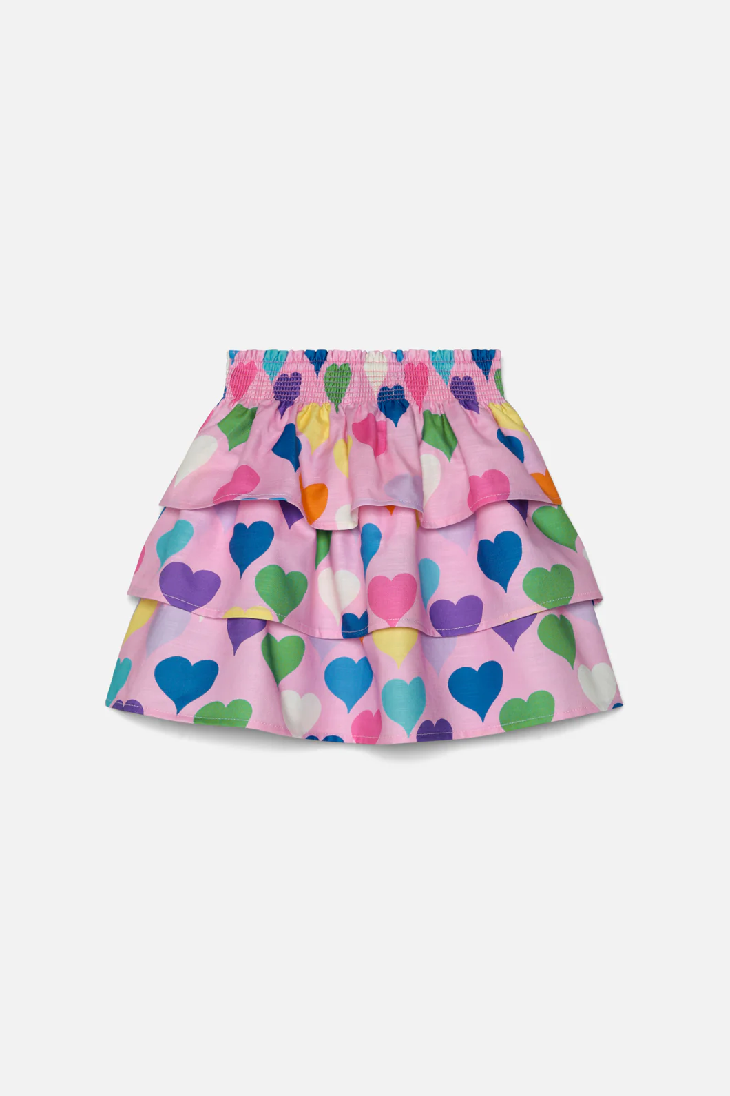 Love Heart Kids Tiered Skirt - Image 2