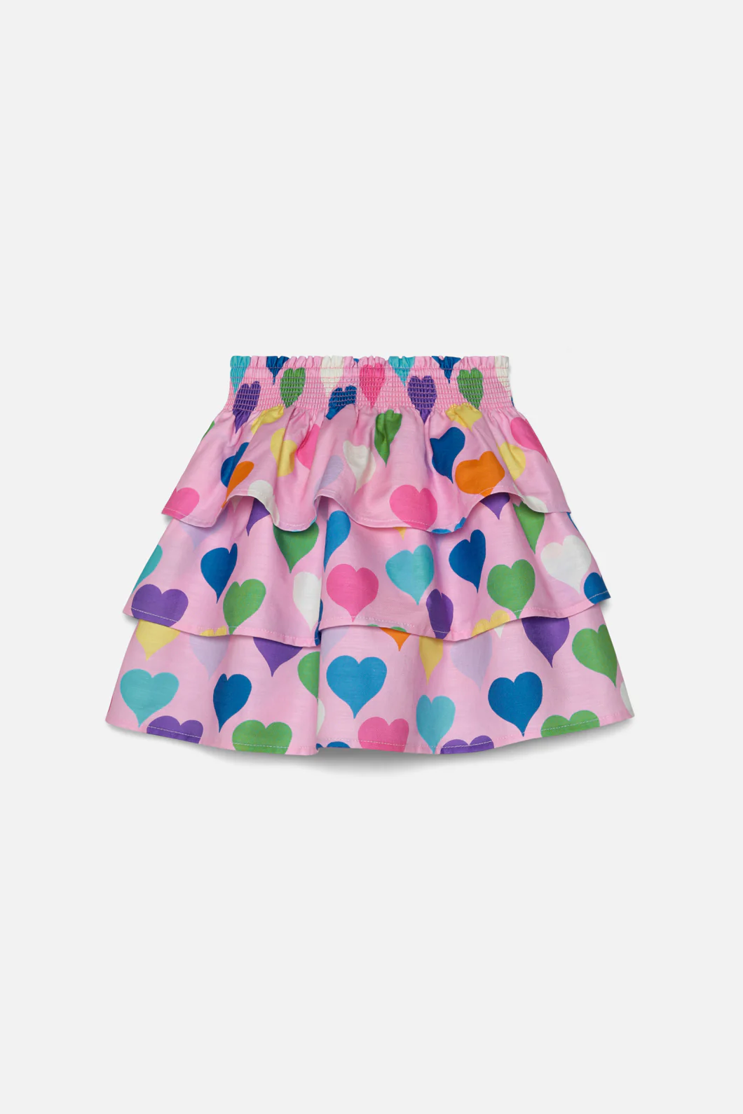 Love Heart Kids Tiered Skirt - Image 3