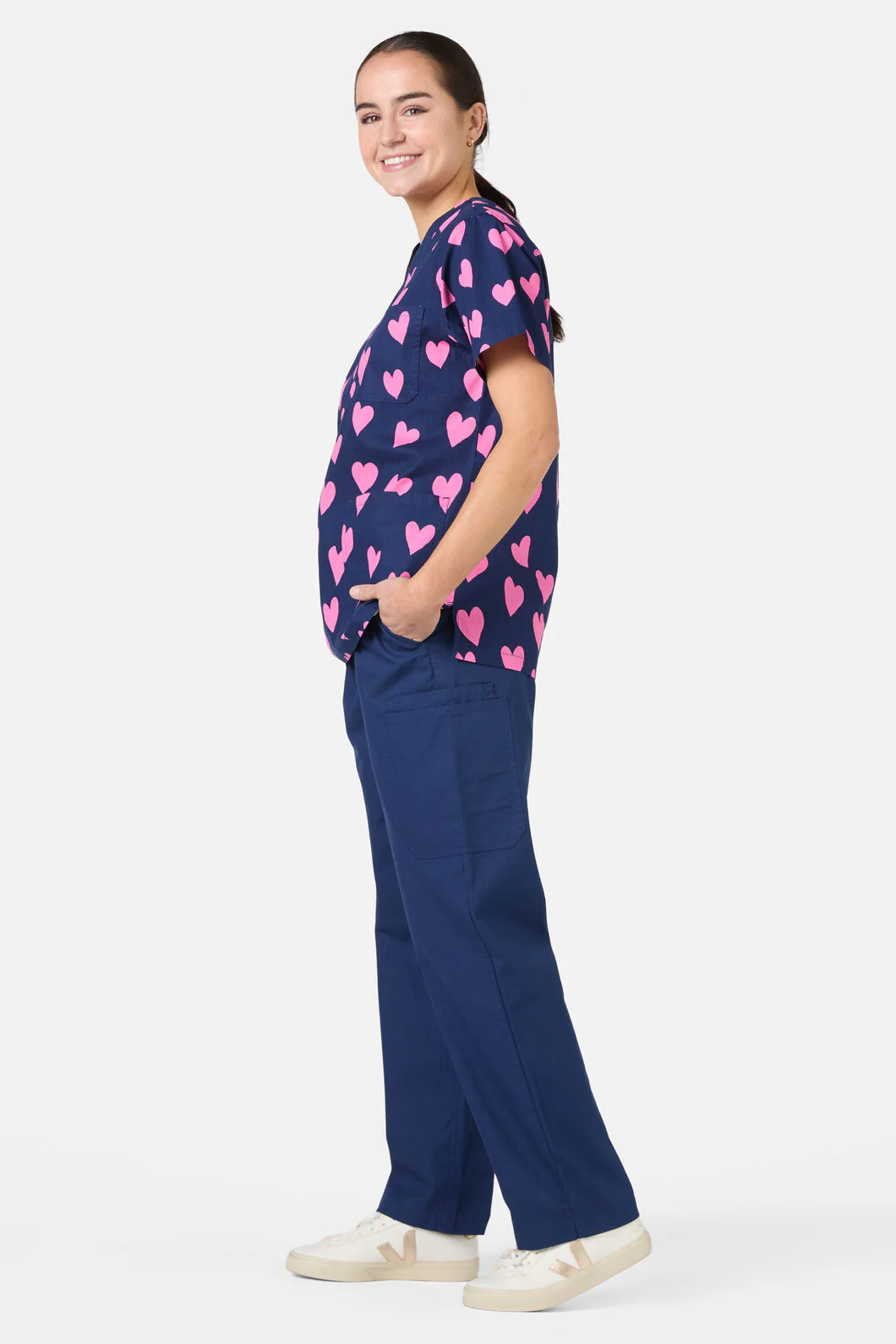 Lovehearts Top & Pant Scrub Set - Image 4