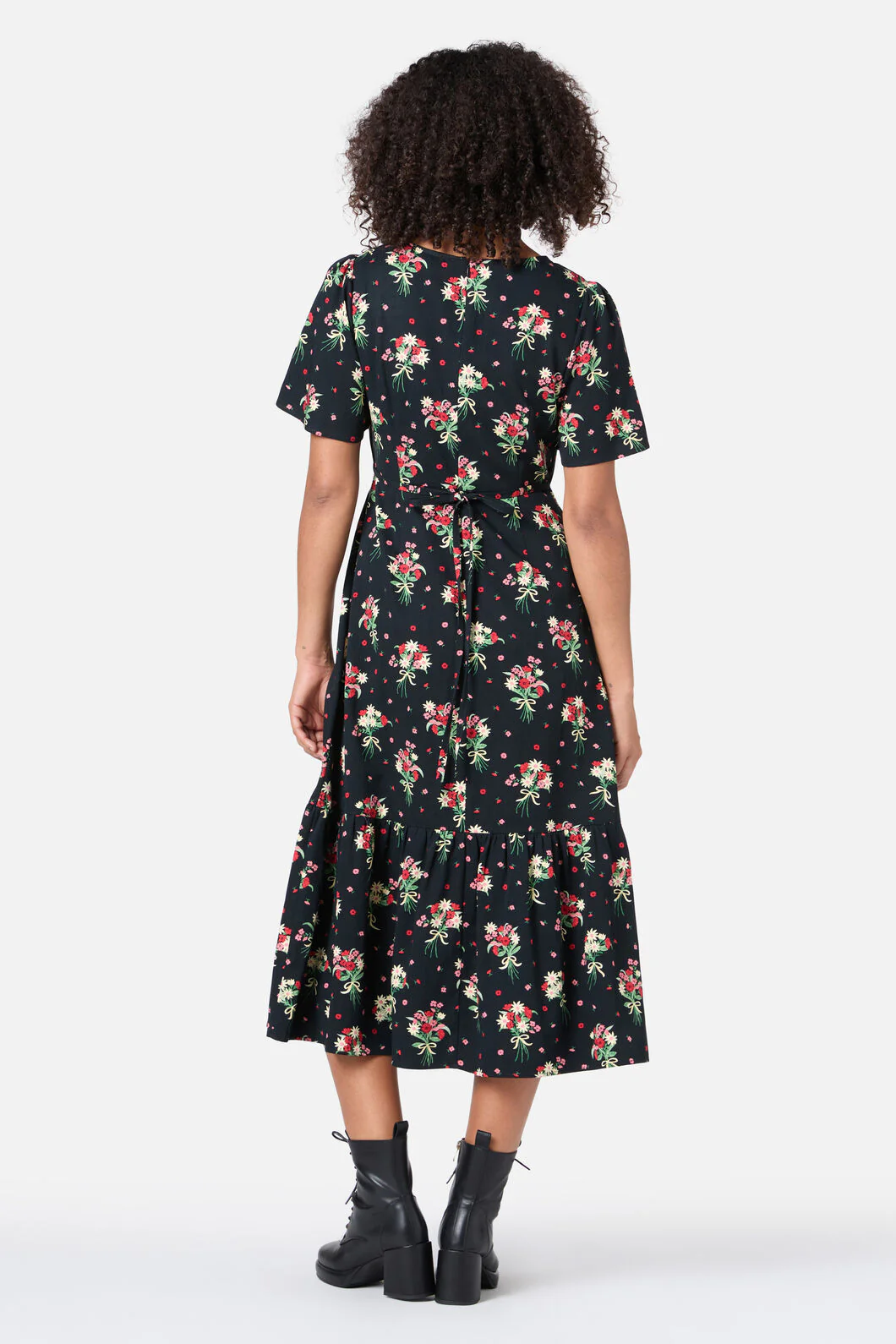 Lucia Floral Bow Dress - Image 5