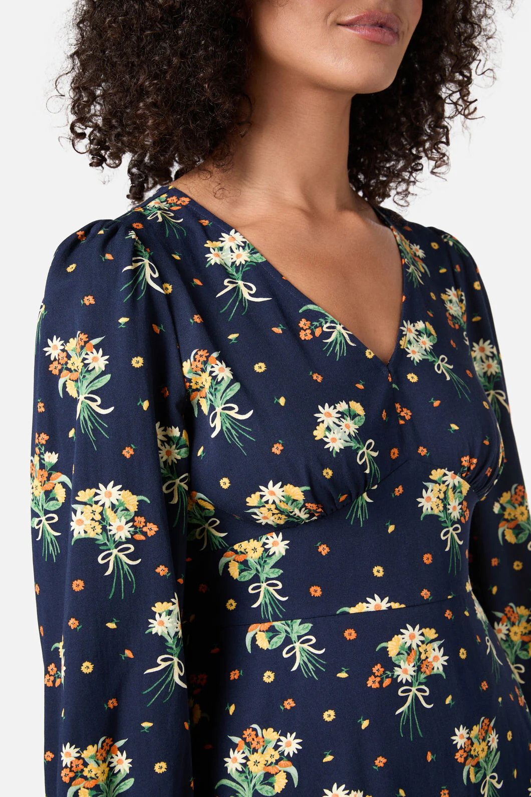 Lucia Floral Mini Dress - Image 5