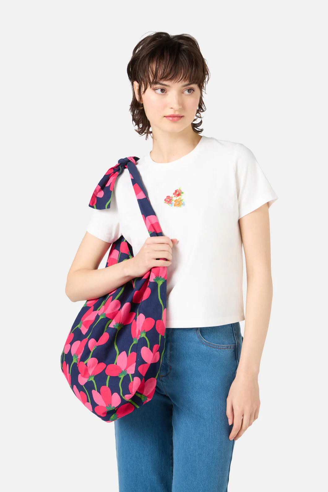 Lulu Floral Slouchy Bag - Image 2