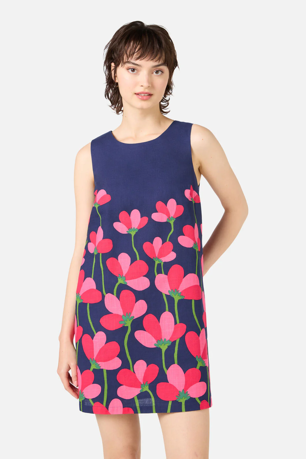 Lulu Flower Shift Dress - Image 11