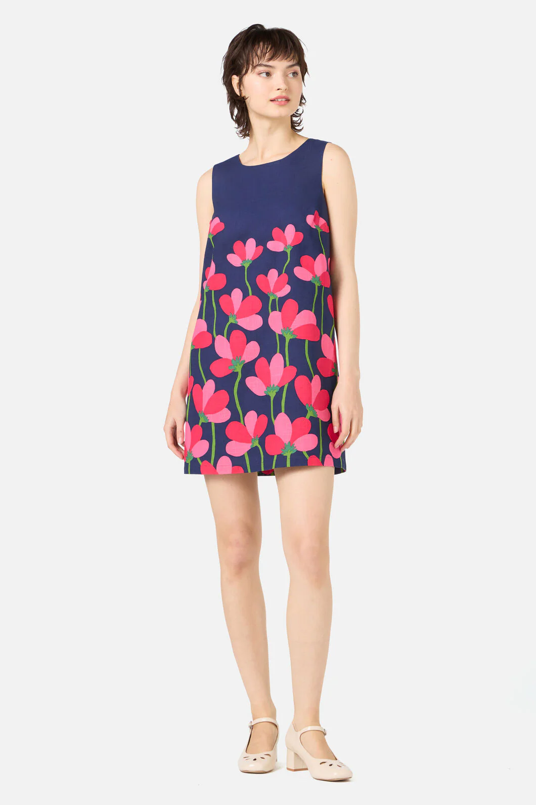 Lulu Flower Shift Dress - Image 12