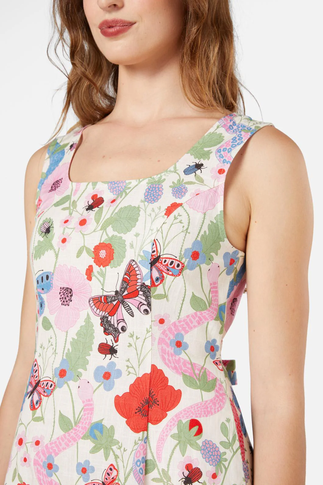 Luna Snake Midi Dress - Image 6