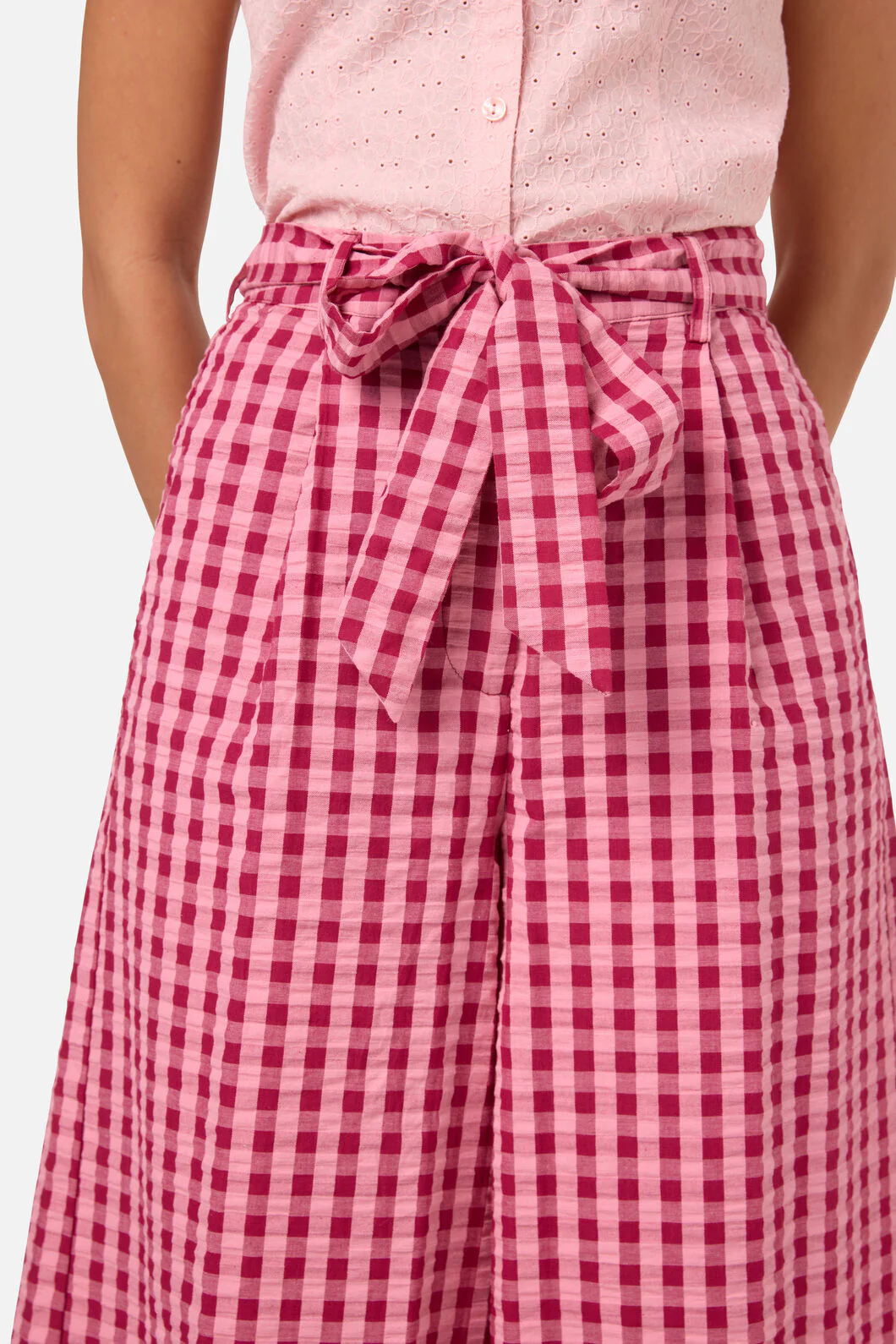 Margot Check Culotte - Image 5