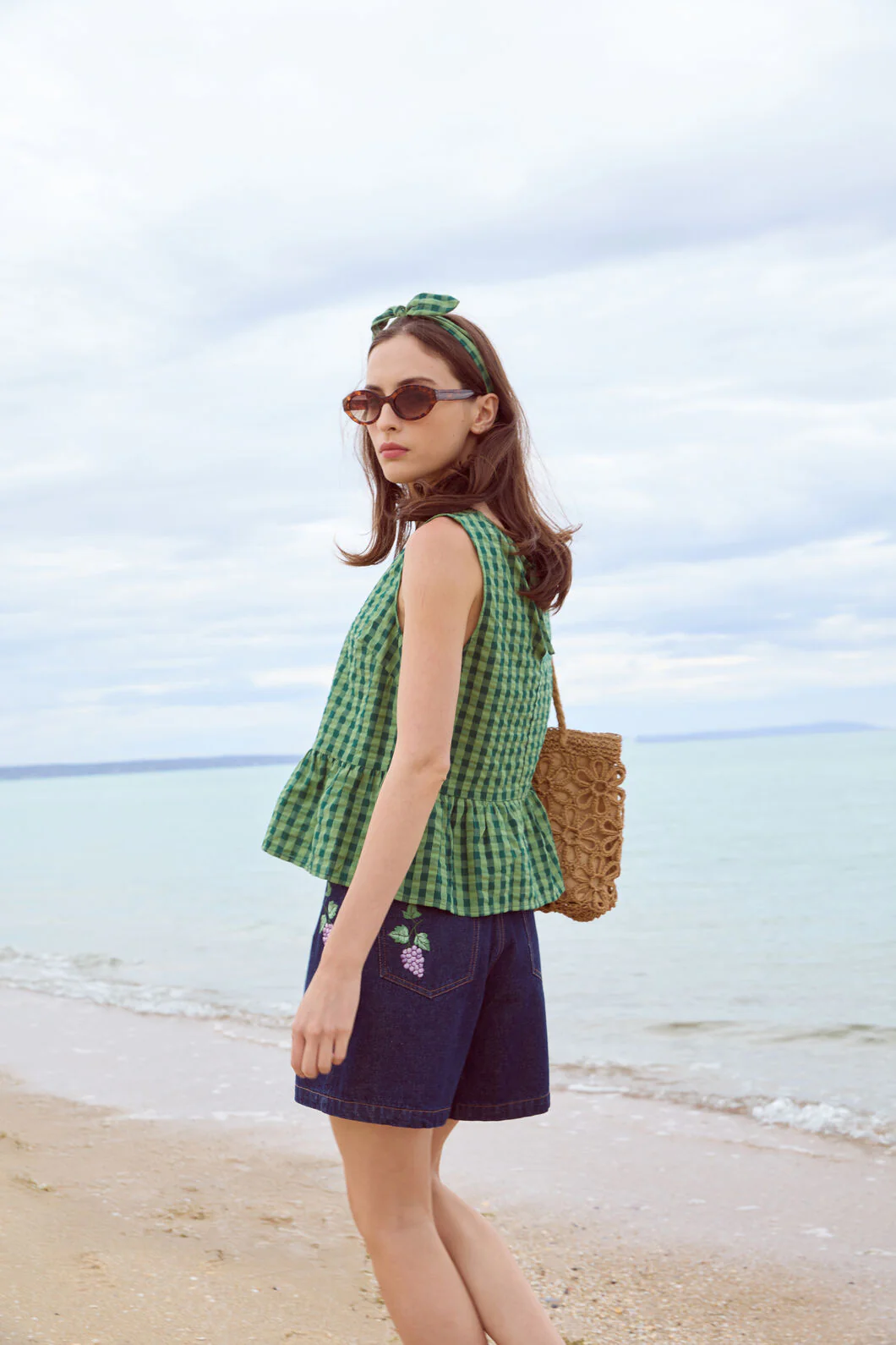 Margot Check Shell Top - Image 5