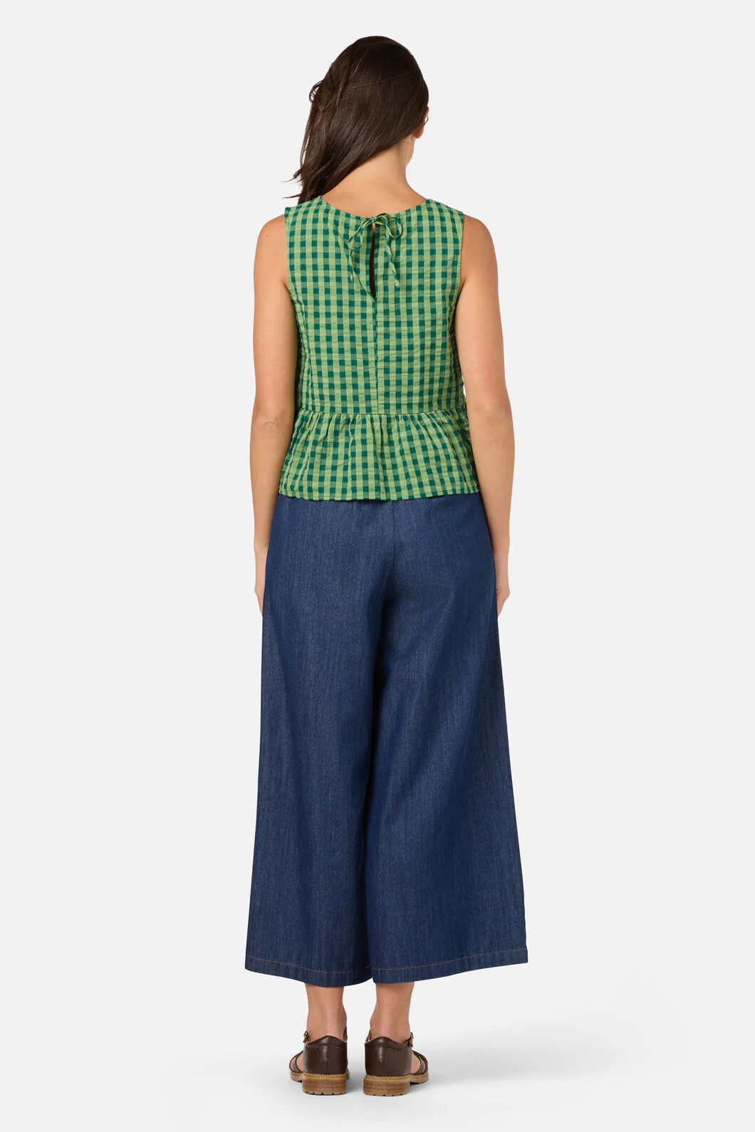 Margot Check Shell Top - Image 7