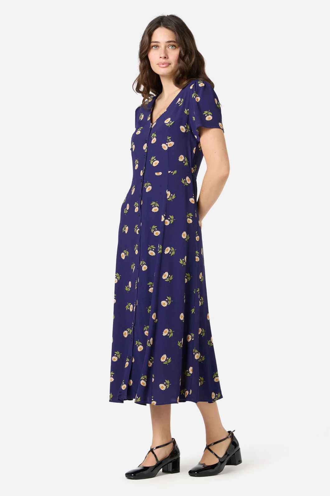 Marguerite Daisy Midi Dress - Image 3