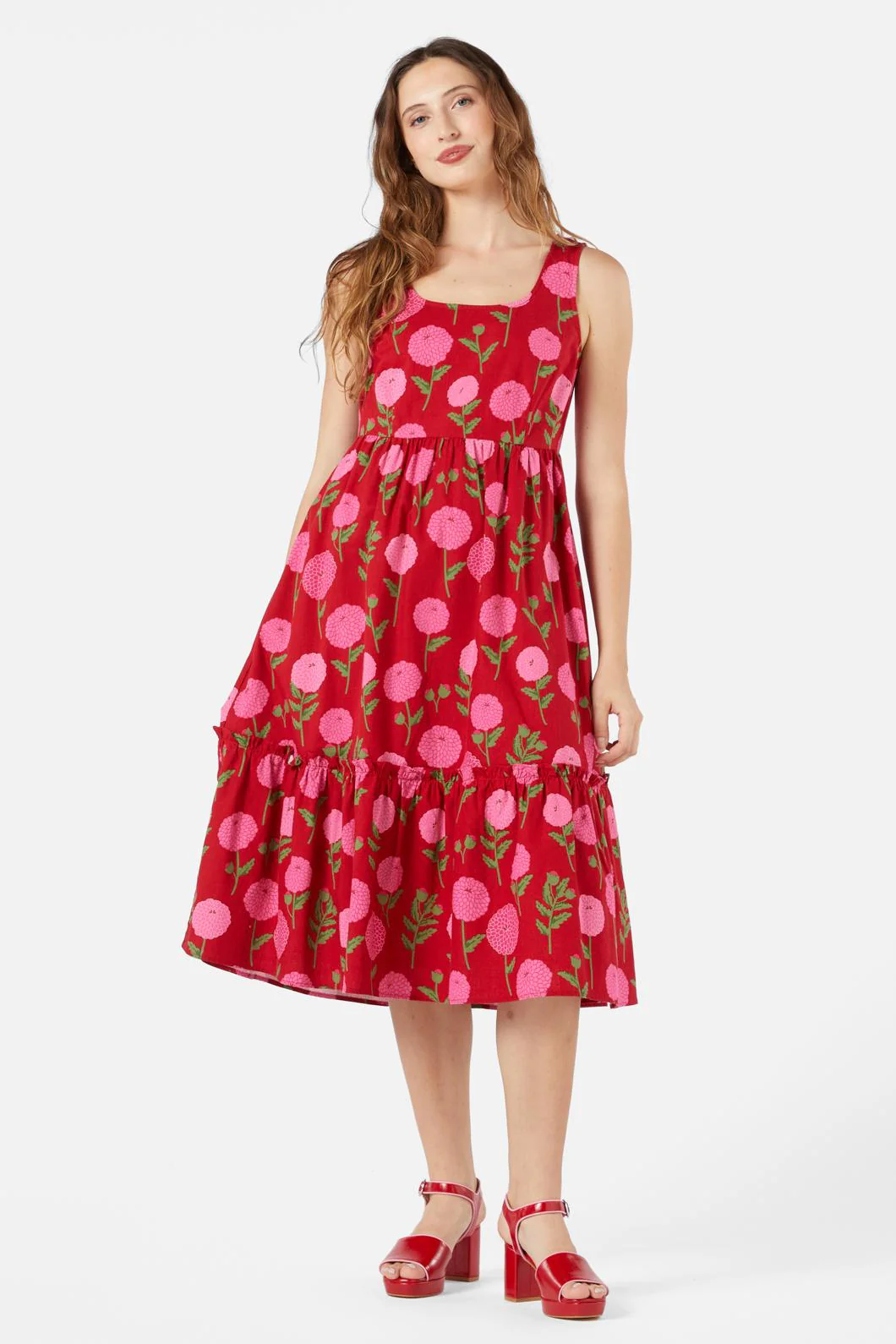 Marie Fleur Midi Dress - Image 2