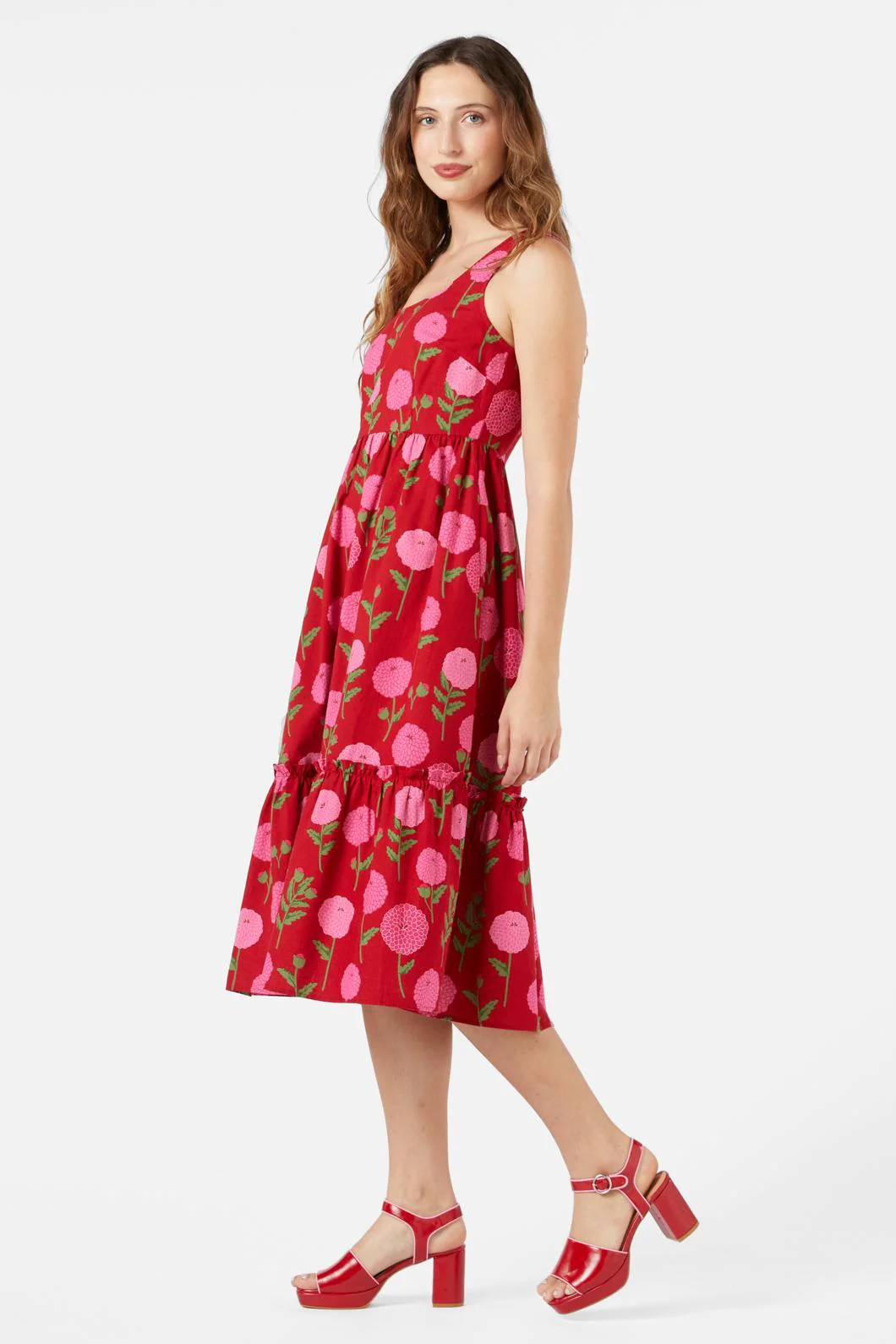 Marie Fleur Midi Dress - Image 4