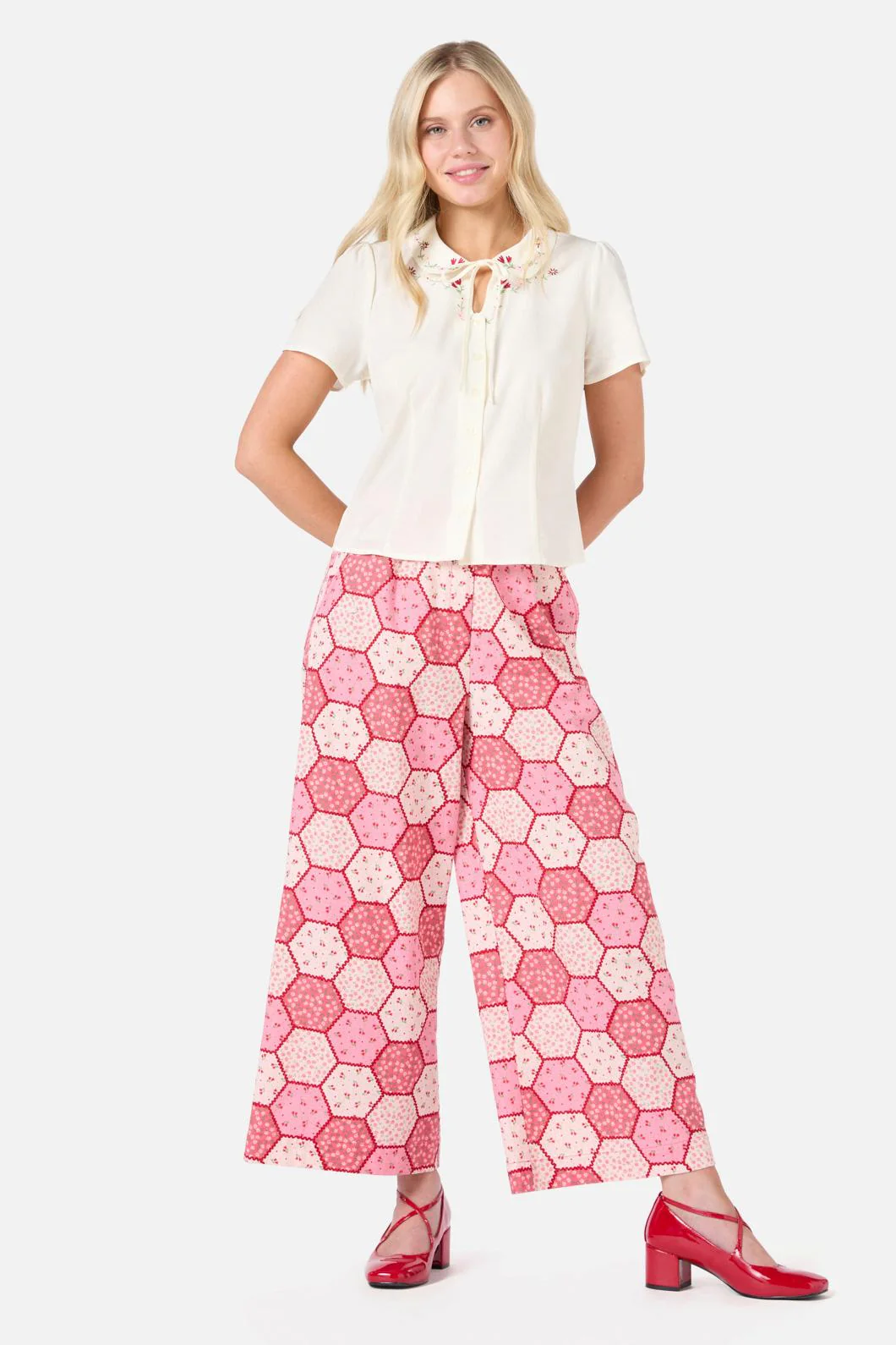Meadow Embroidered Blouse - Image 2