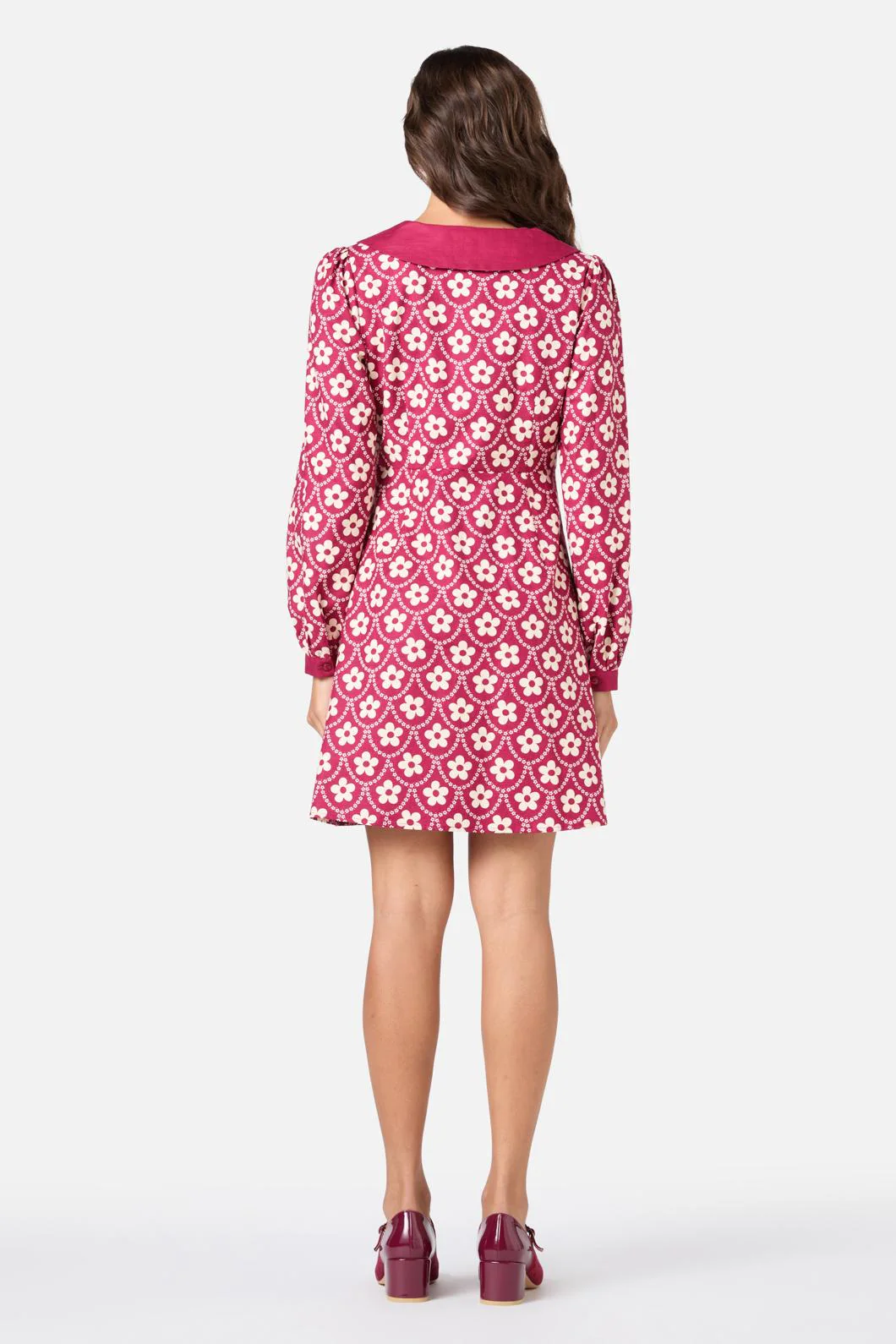 Megan Cute Collar Mini Dress - Image 4