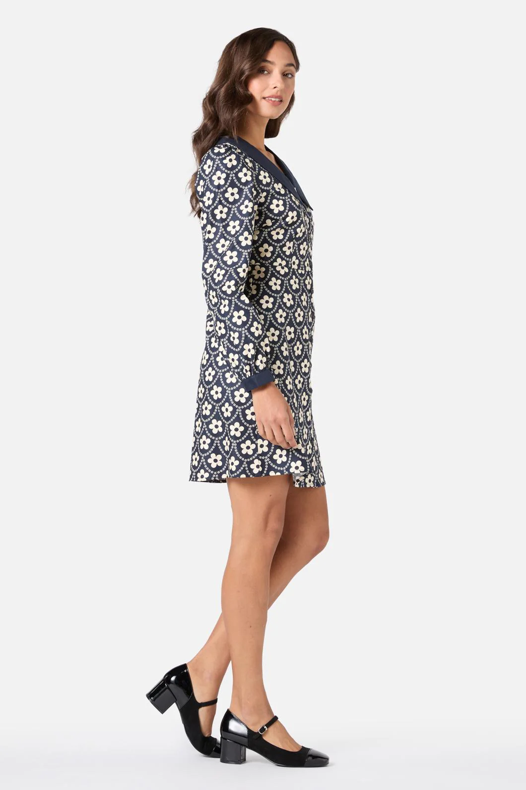 Megan Cute Collar Mini Dress - Image 9