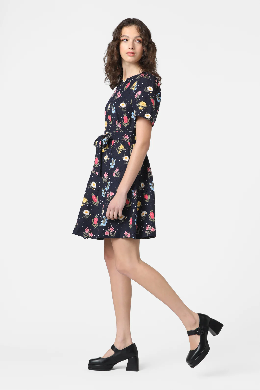 Mia Flora Mini Dress - Image 3