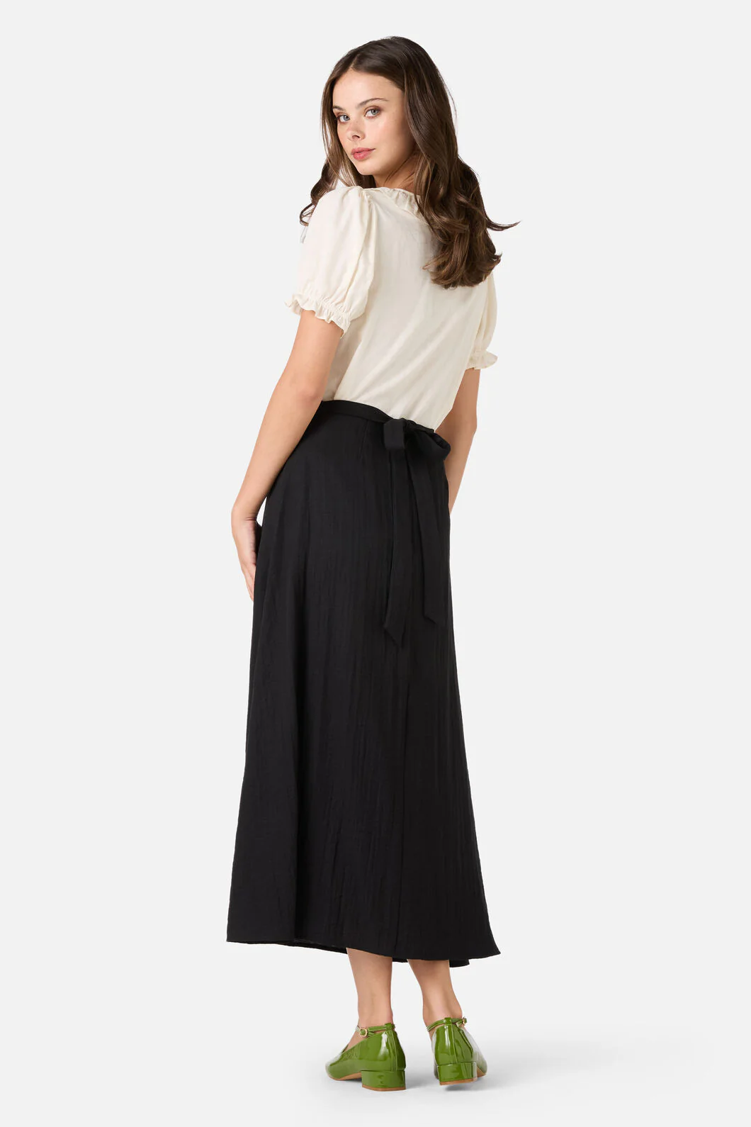 Mindy A-Line Midi Skirt - Image 4