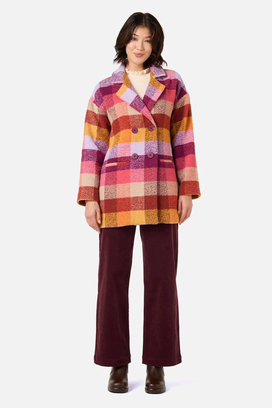 Molly Check Coat - Image 6
