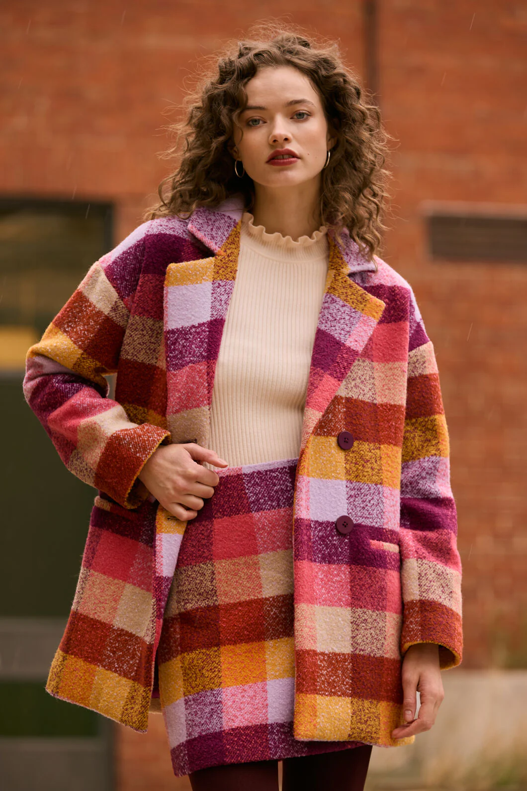 Molly Check Skirt