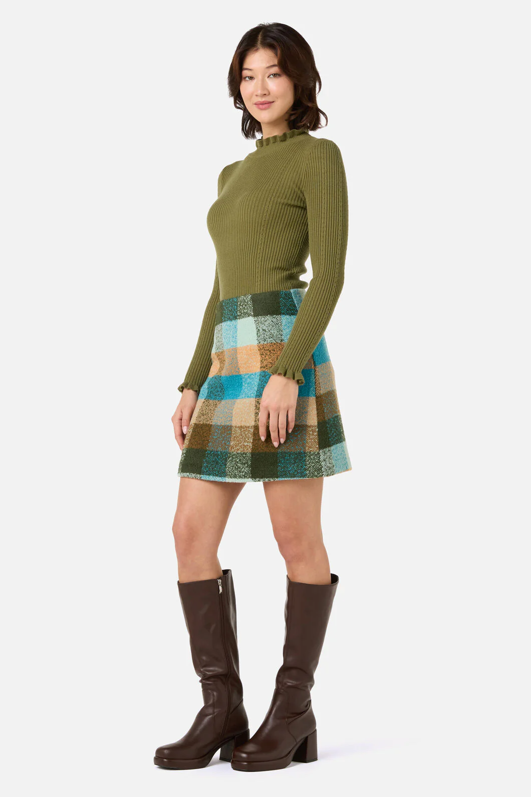 Molly Check Skirt - Image 11