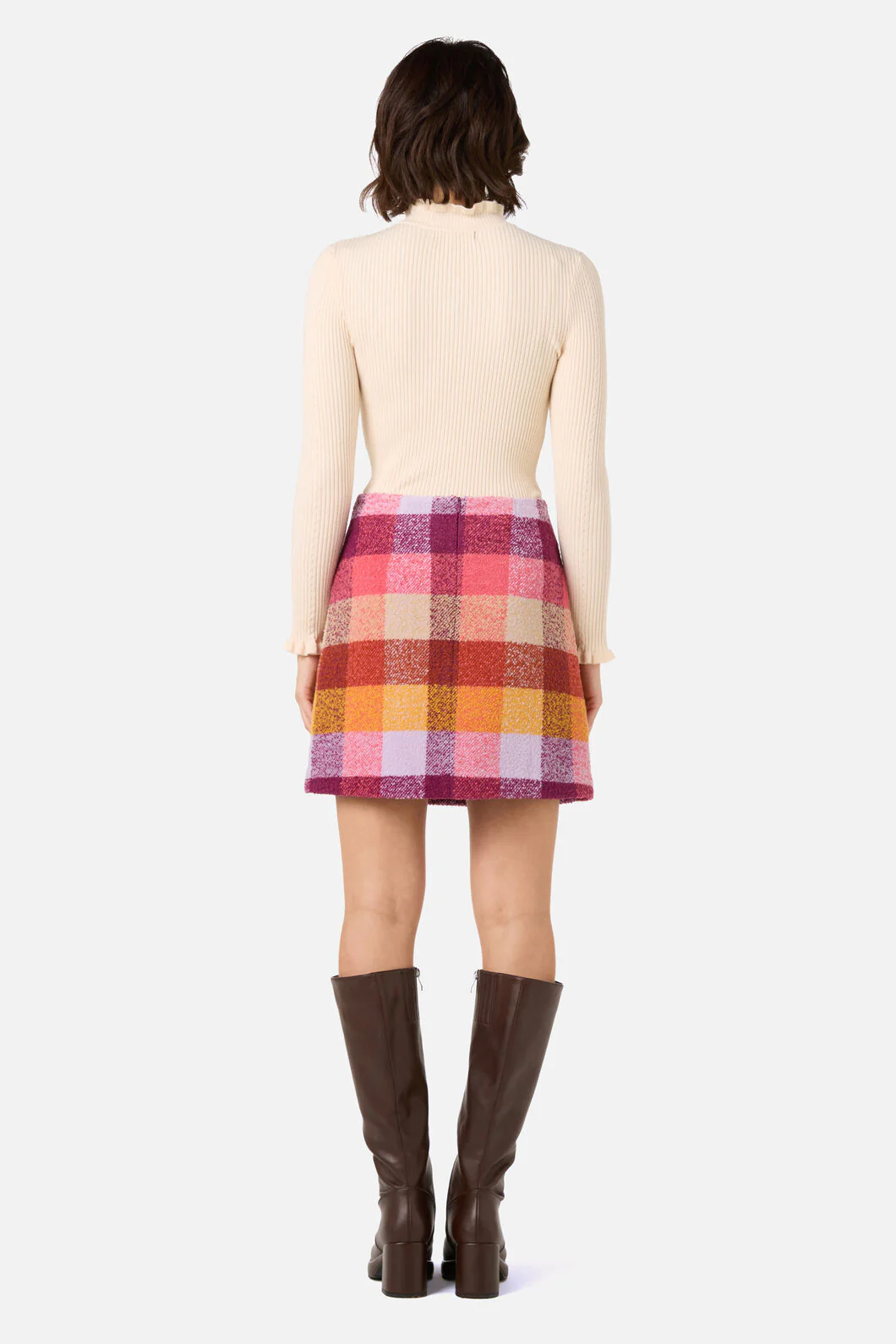 Molly Check Skirt - Image 5