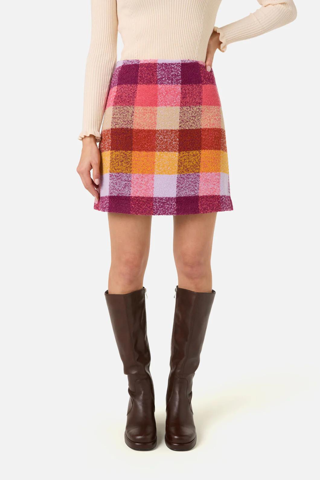 Molly Check Skirt - Image 6