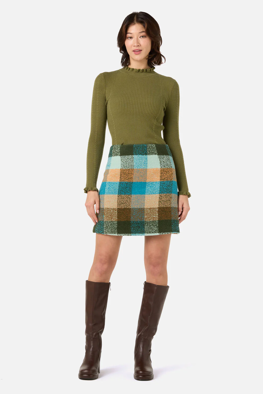 Molly Check Skirt - Image 8