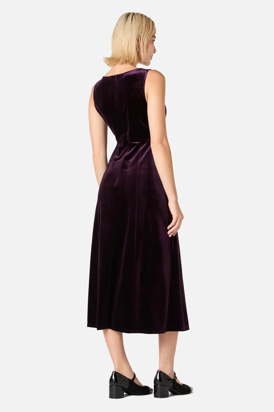 Monica Velvet Midi Dress - Image 11
