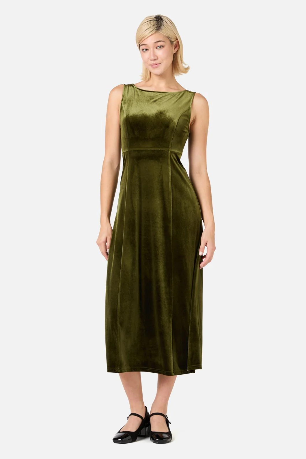 Monica Velvet Midi Dress - Image 2