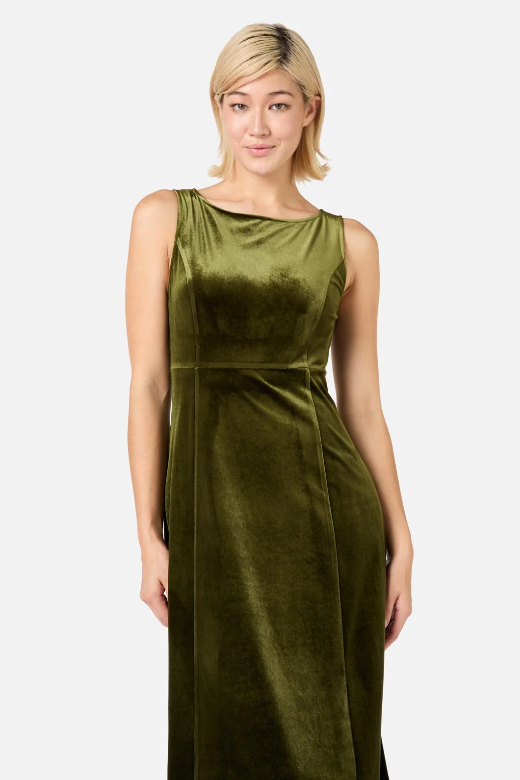 Monica Velvet Midi Dress - Image 3