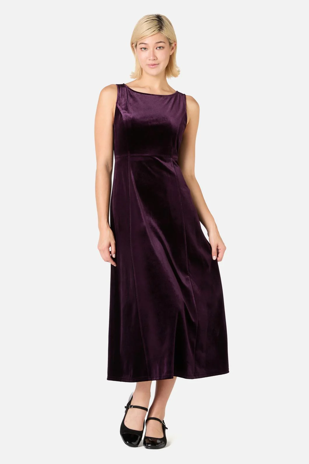 Monica Velvet Midi Dress - Image 7