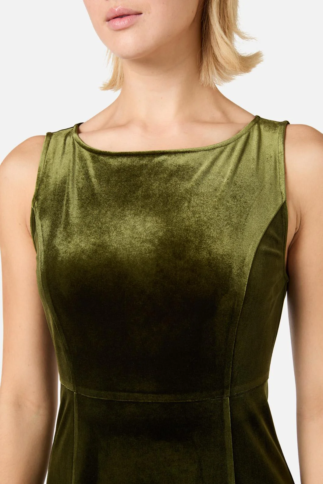 Monica Velvet Midi Dress - Image 8