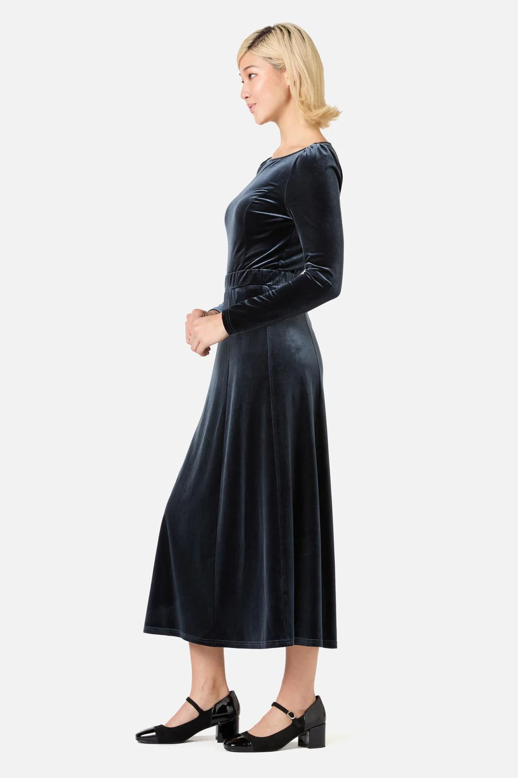 Monica Velvet Midi Skirt - Image 3