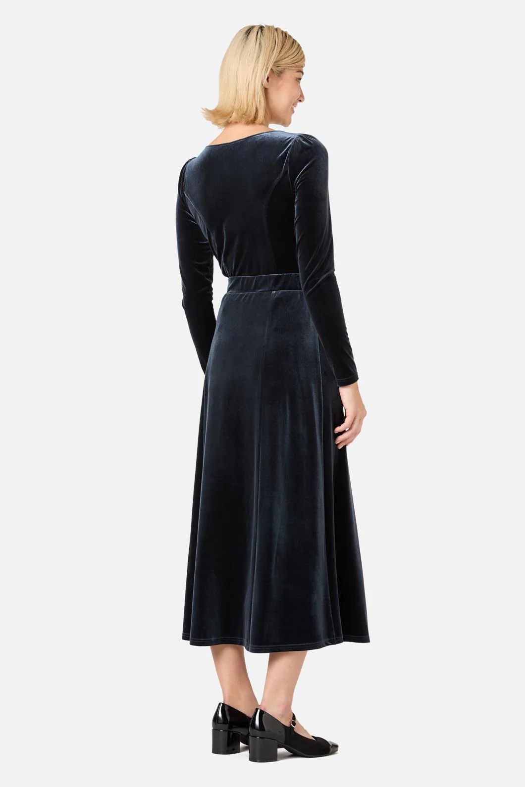Monica Velvet Midi Skirt - Image 4