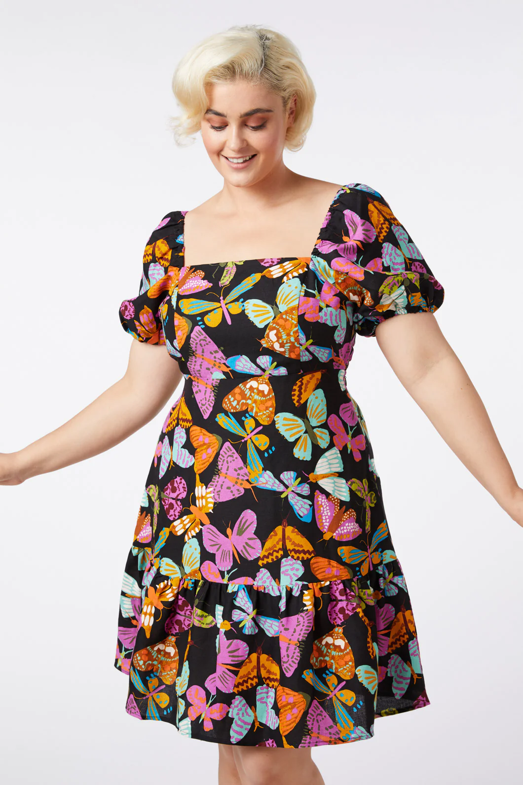 Moth Mini Dress - Image 7