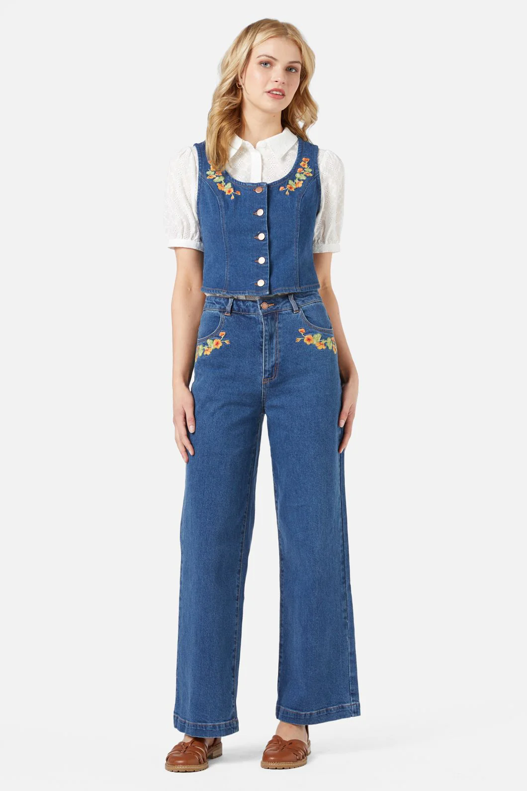 Nasturtium Emb Vest - Image 3