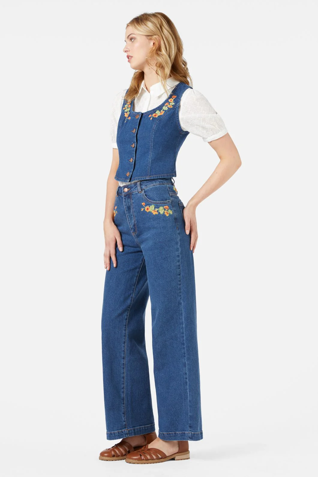 Nasturtium Emb Vest - Image 4
