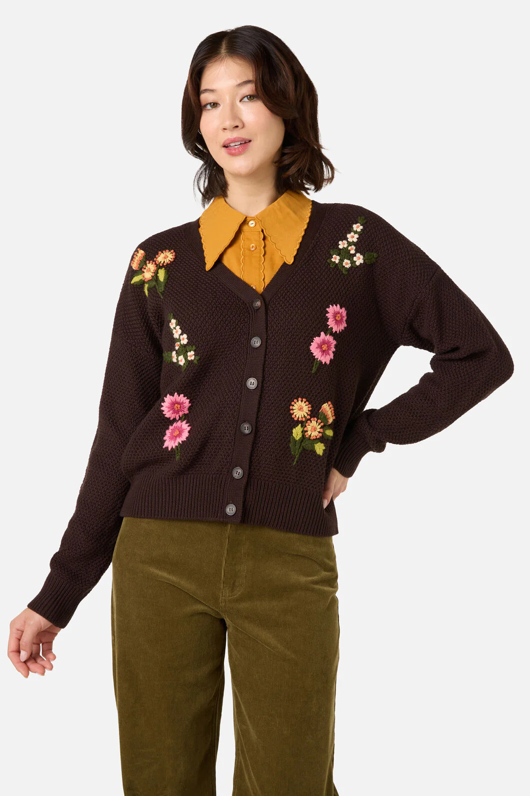 Native Embroidered Cardigan - Image 2