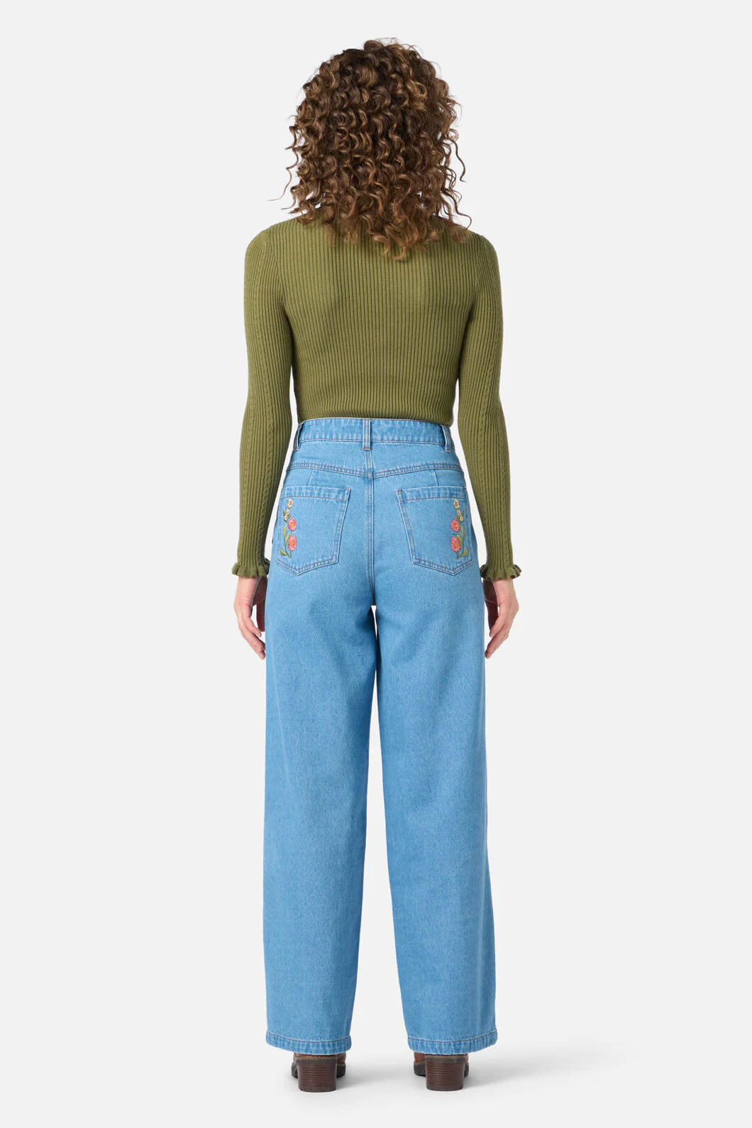 Native Embroidered Jean - Image 3